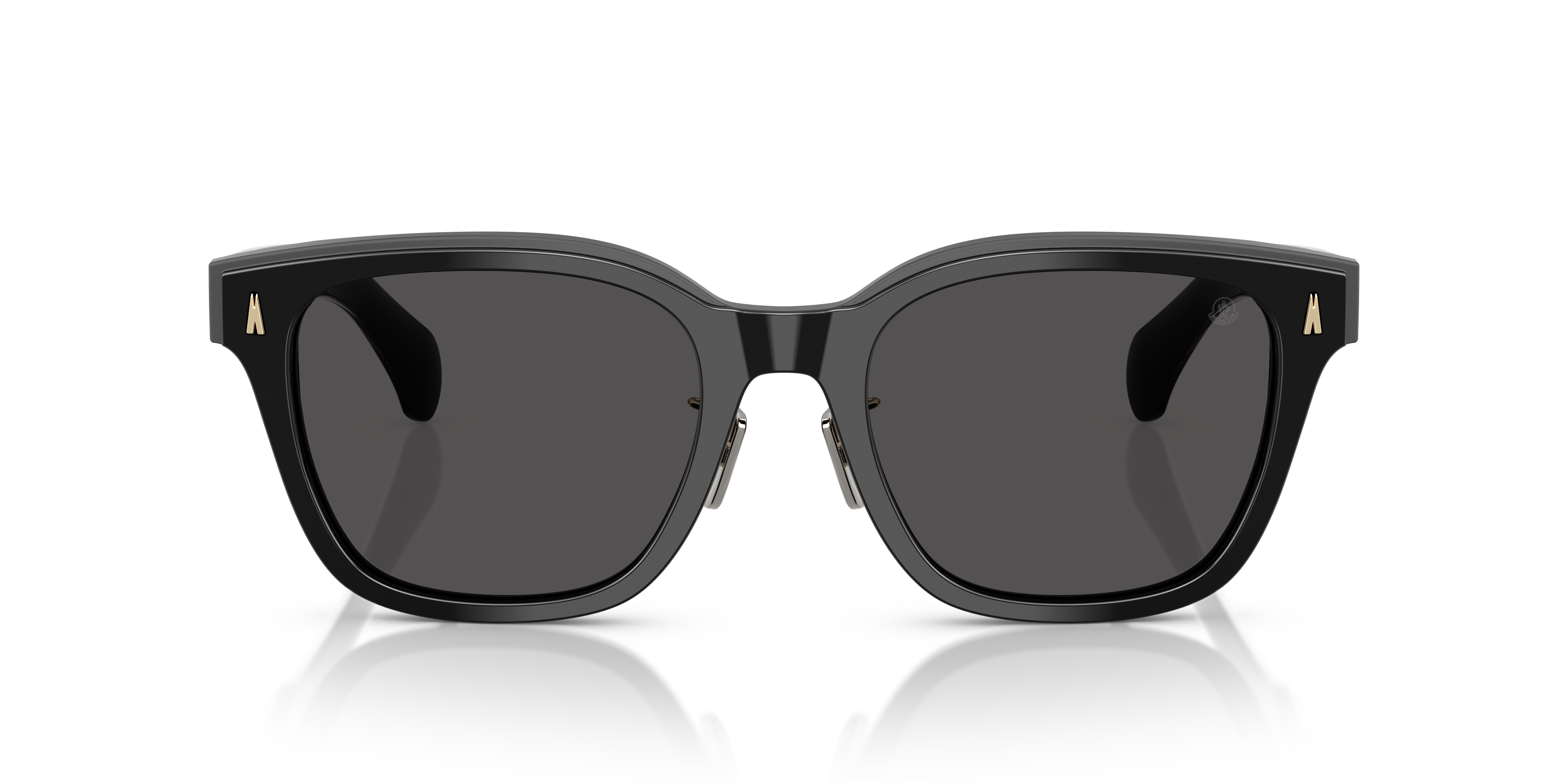 Moncler Unisex Moncler ME6002D METROPE 300187 Gafas de sol Acetato Negro Gris Cuadrada Norma