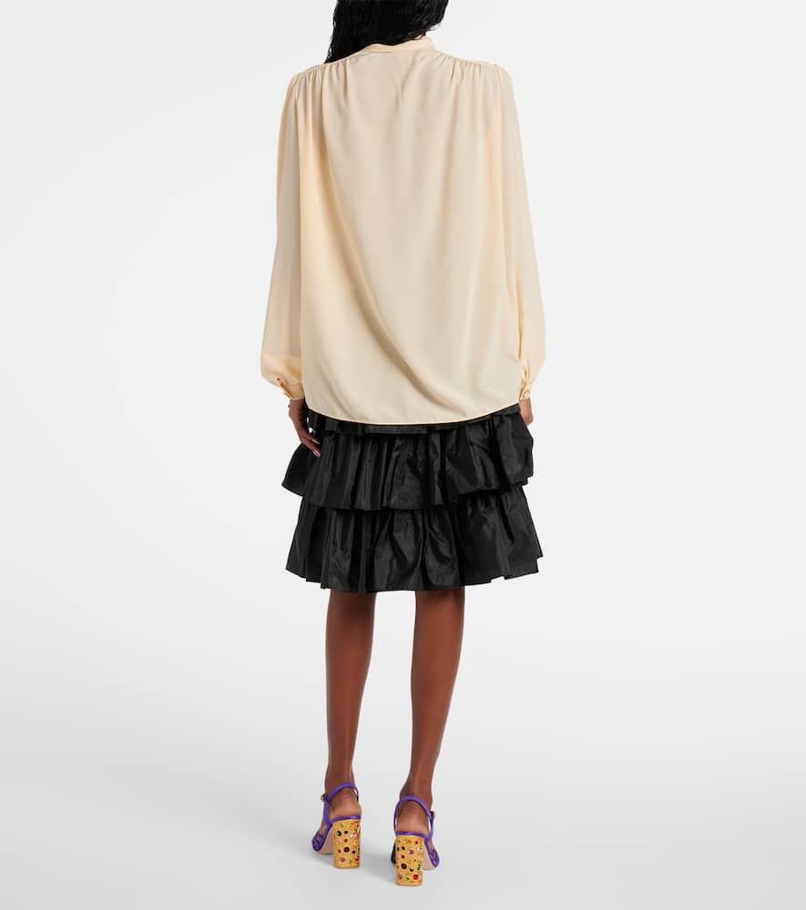 Silk crêpe de chine shirt