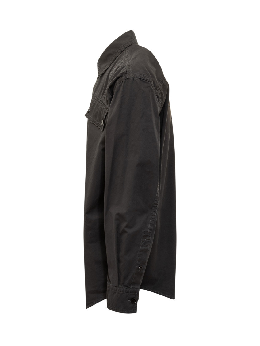 Black Shirt With Front Pockets
