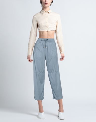 Woman Pants Pastel blue Size 2 Polyester