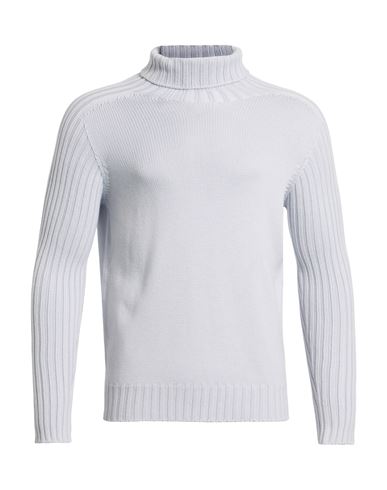 Man Turtleneck Sky blue Size 36 Virgin Wool