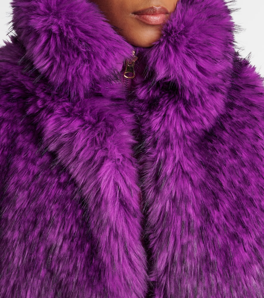 Indira reversible faux-fur ski jacket