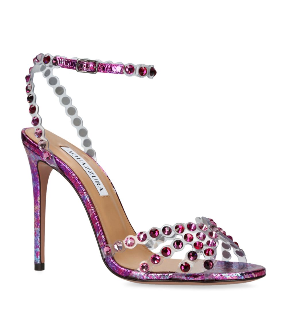 Metallic Tequila Plexi Sandals 105