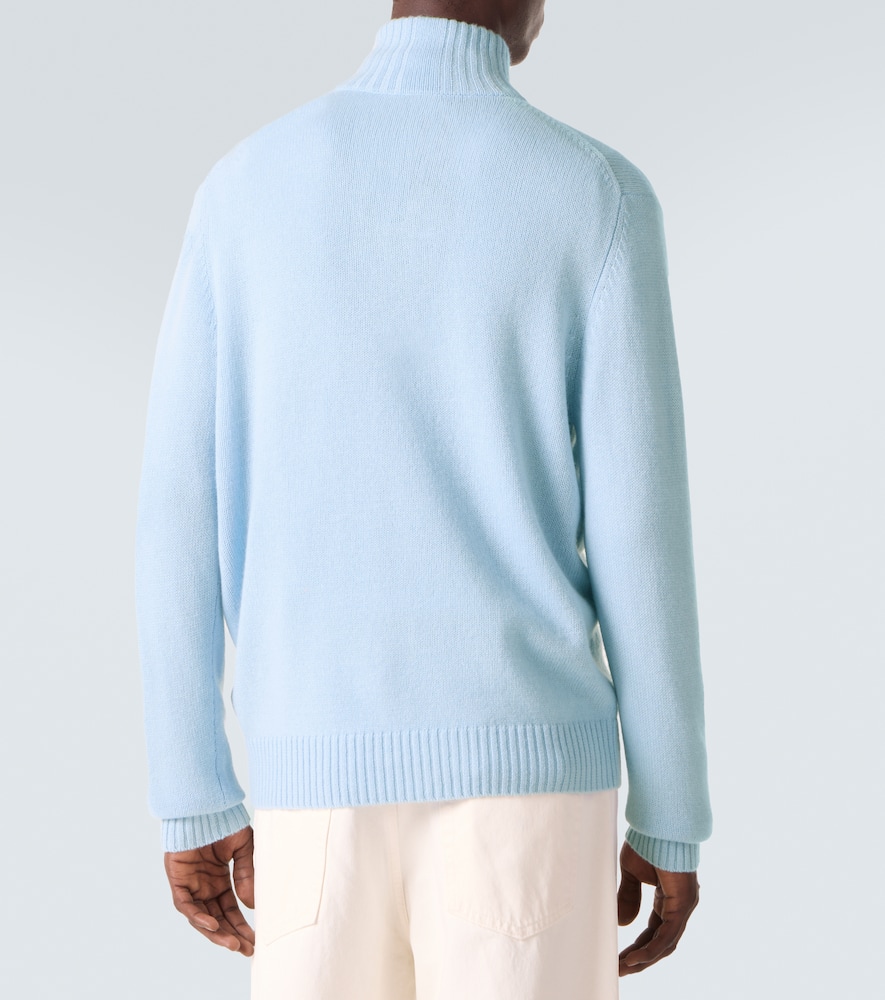 Wool and cashmere turtleneck sweater