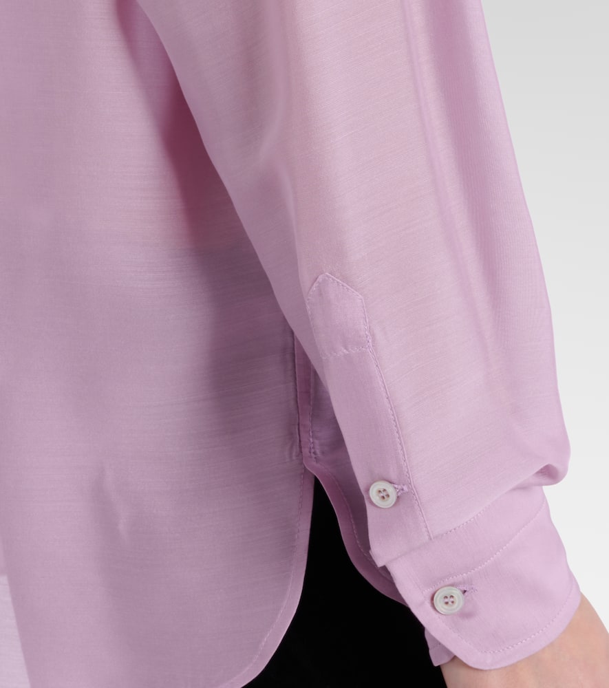 Silk batiste shirt