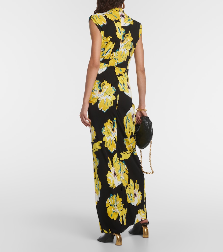 Apollo printed jersey maxi dress