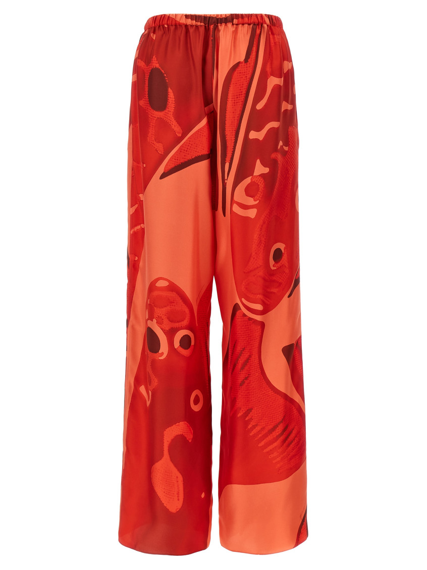 Palazzo Silk Pants