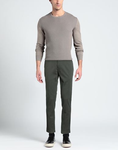 Man Pants Military green Size 30 Cotton, Elastane