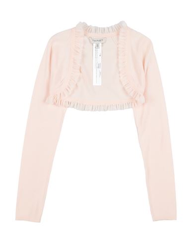 Kid Girl Wrap cardigans Light pink Size 14 Viscose, Polyamide, Polyester