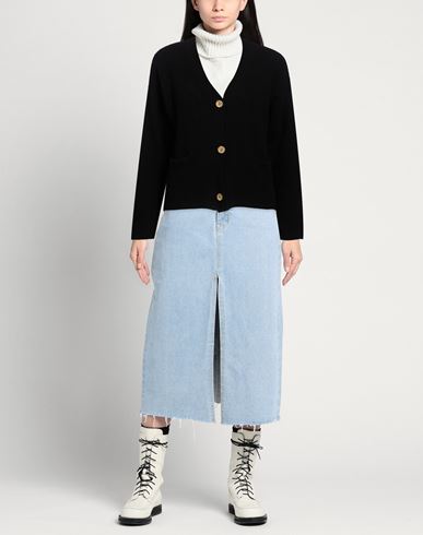 Woman Cardigan Black Size S Cashmere