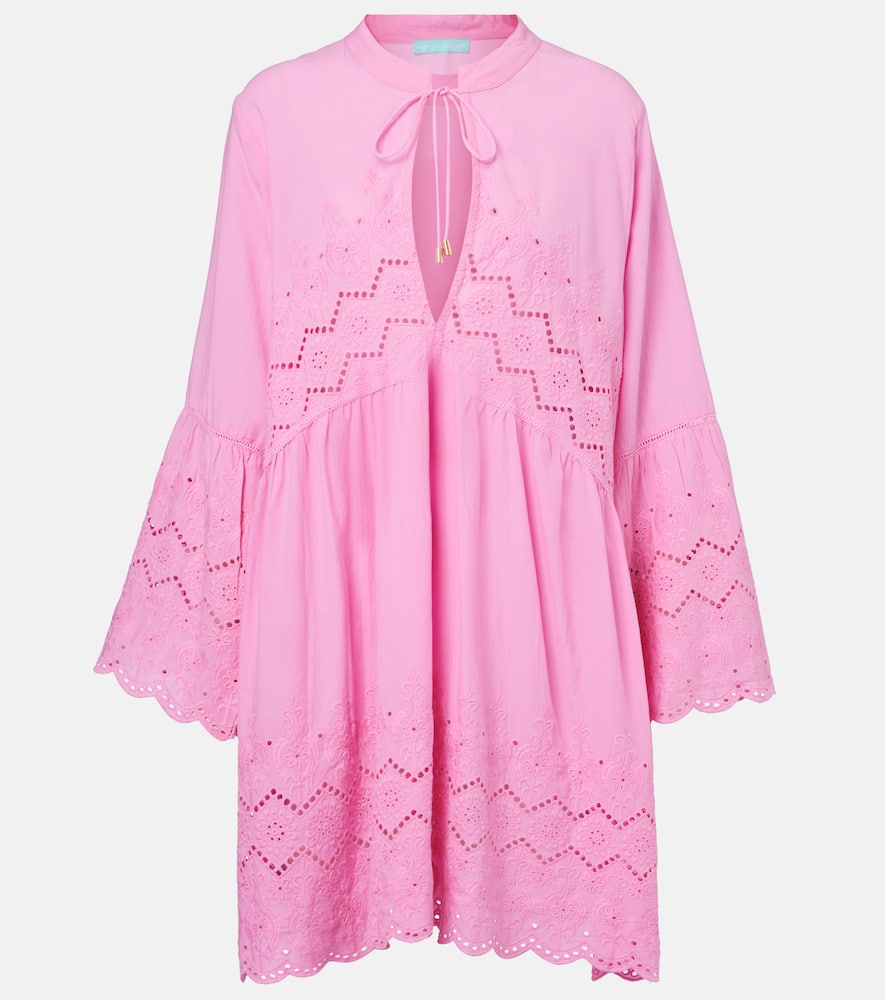 Sebenna embroidered cotton kaftan