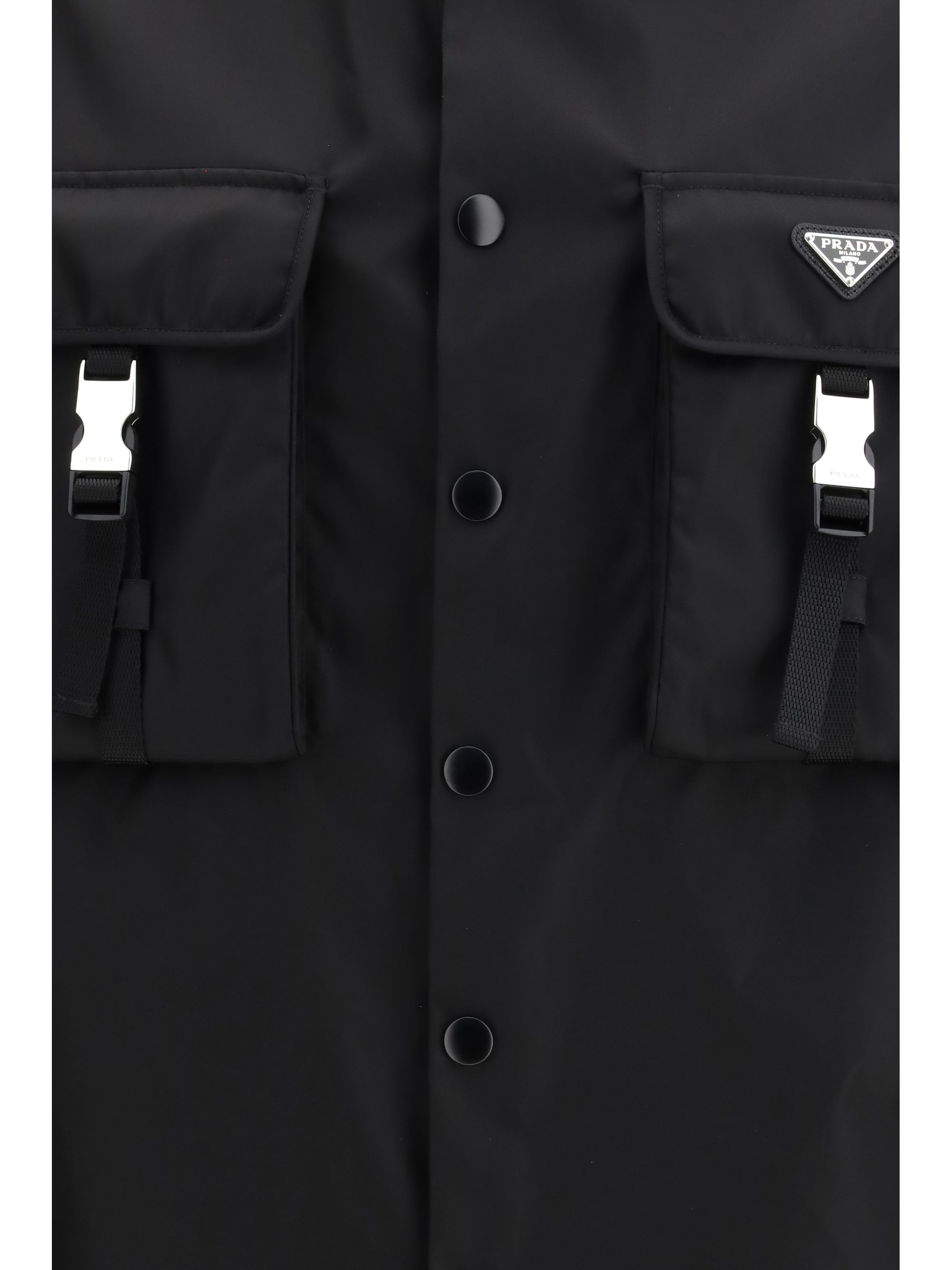Recycled Polyamide Shirt — Black