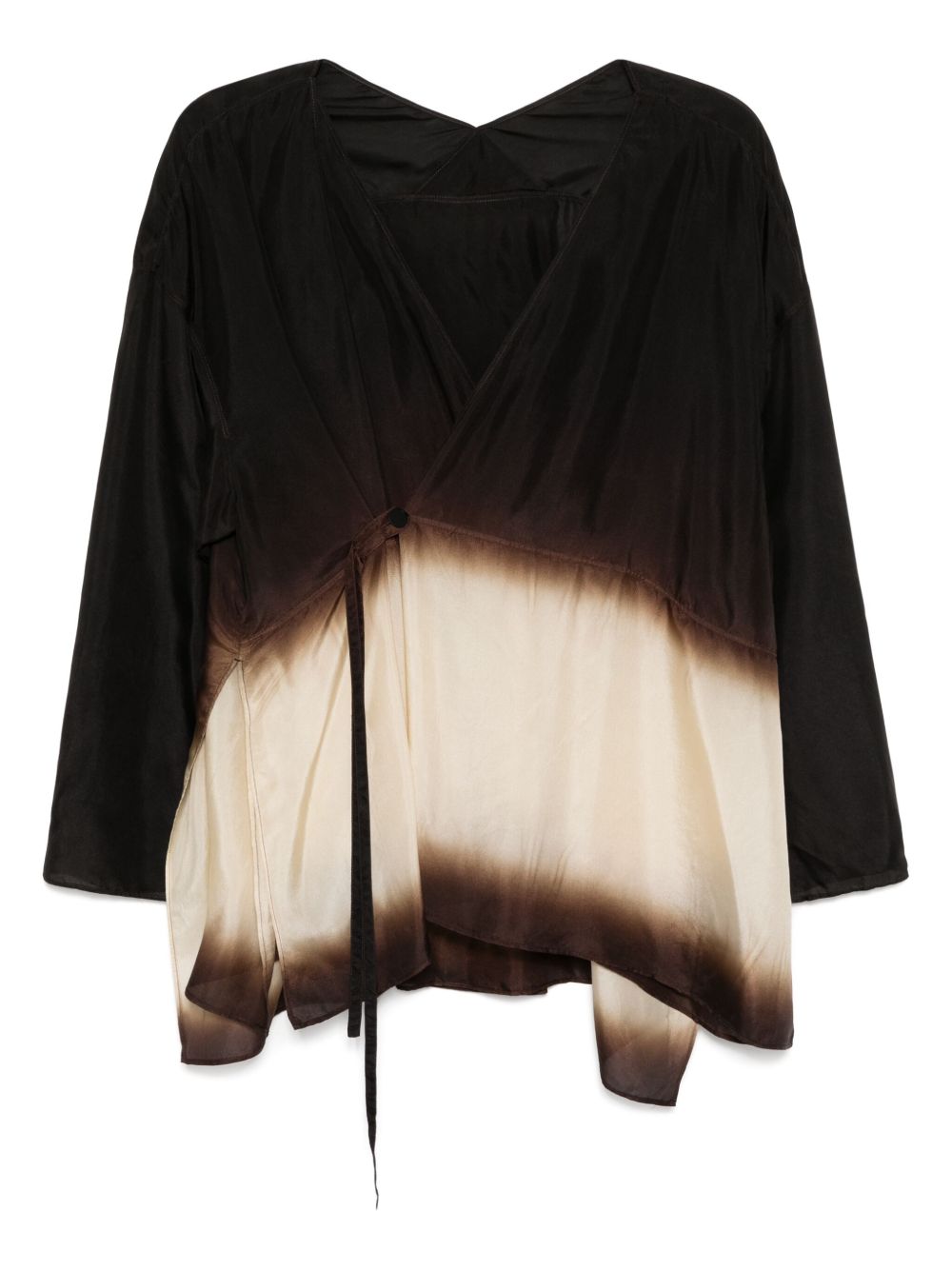 LESS silk top - Brown