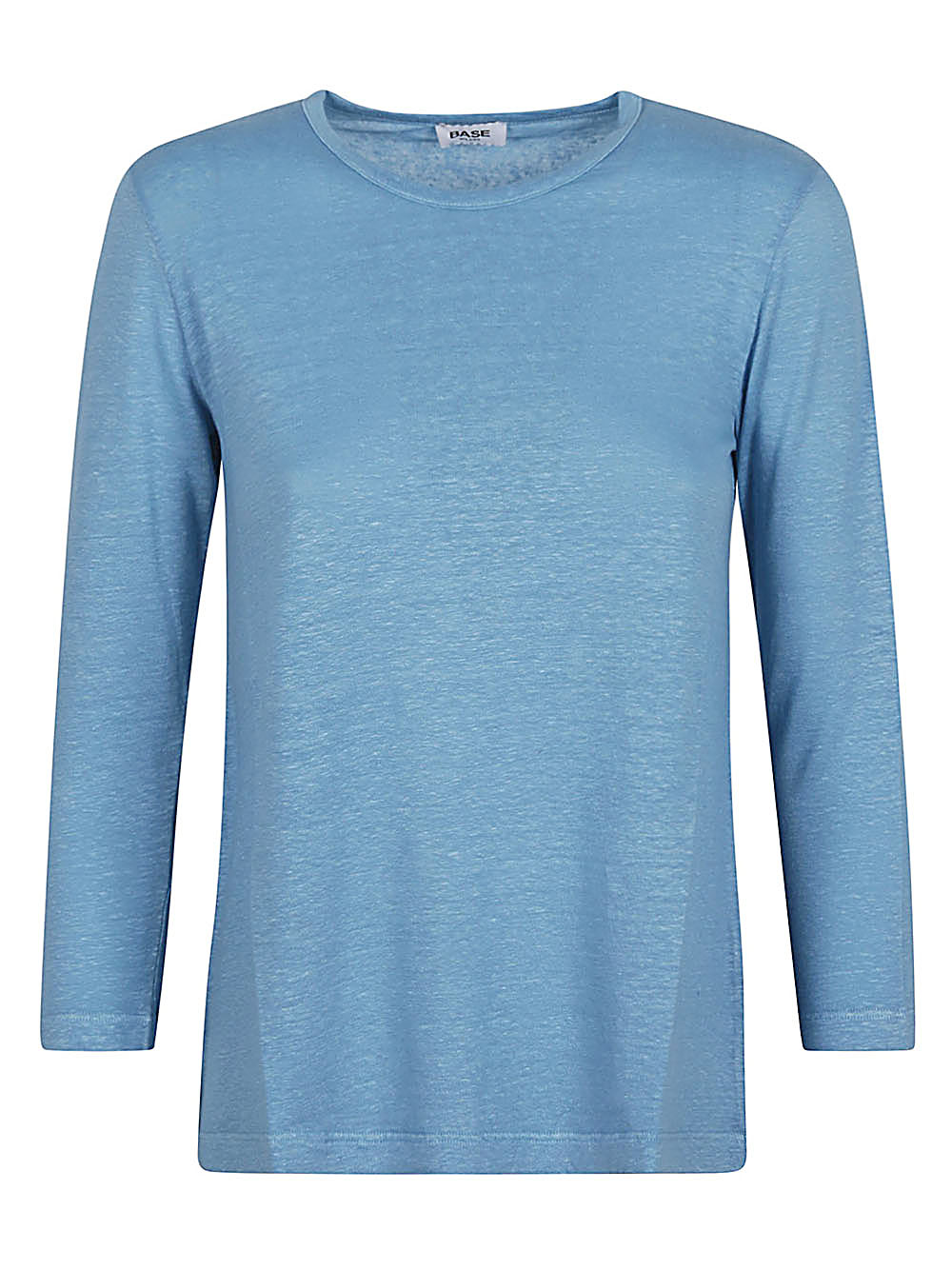 BASE- Linen Jersey Long Sleeve T-shirt