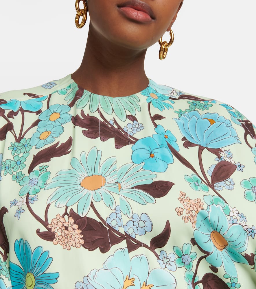 Caped maxi dress