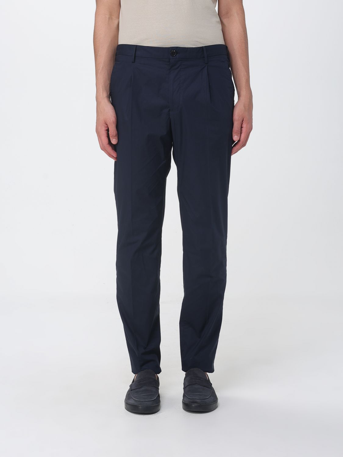 Pants Men color Blue