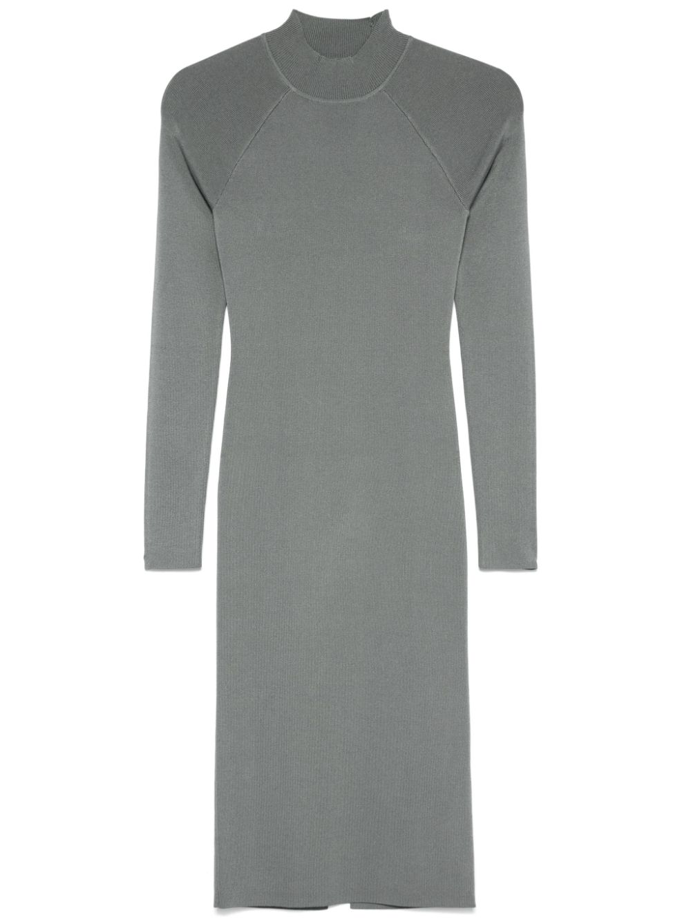 Knitted midi dress - Black