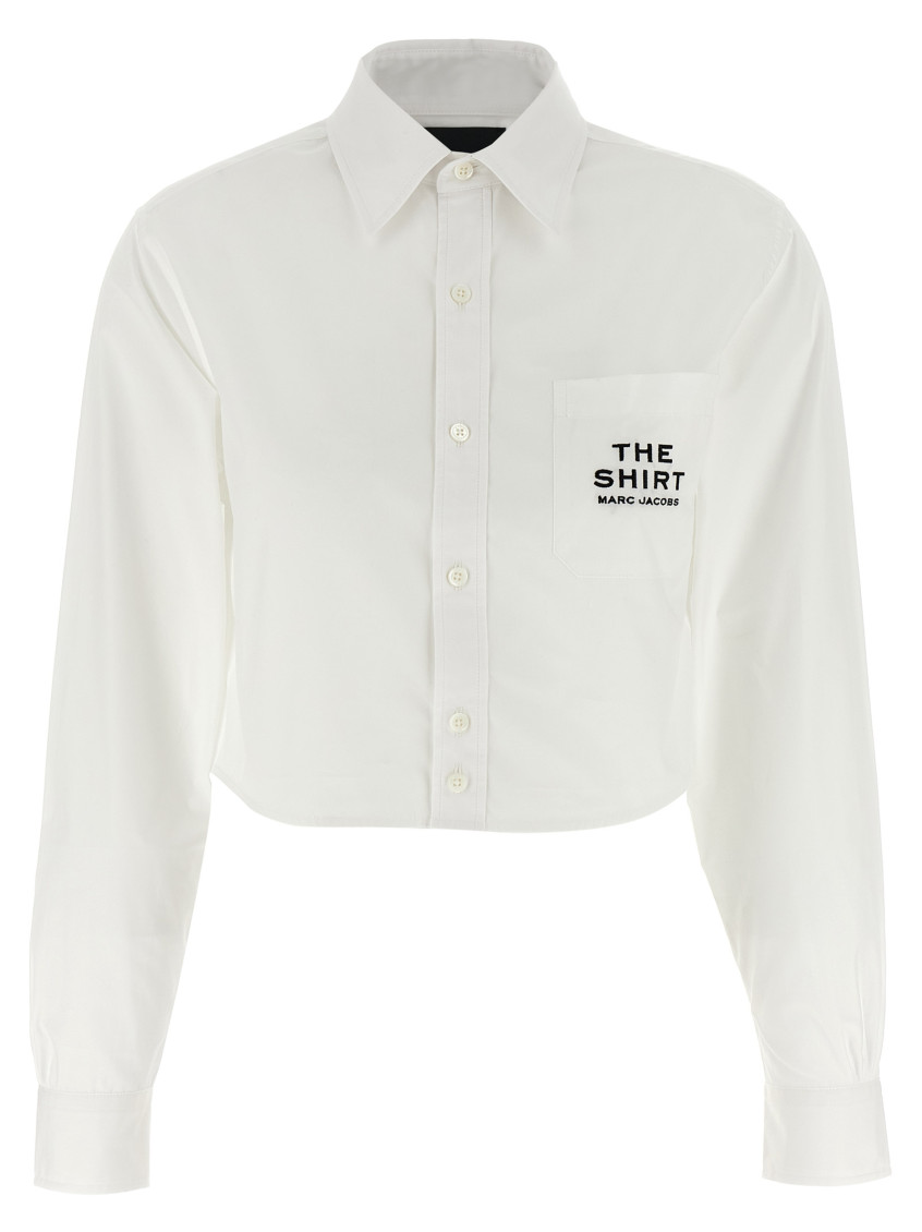 - Cotton Cropped Shirt