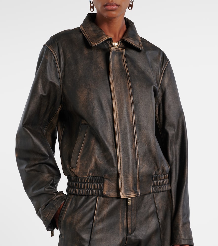 Leather jacket