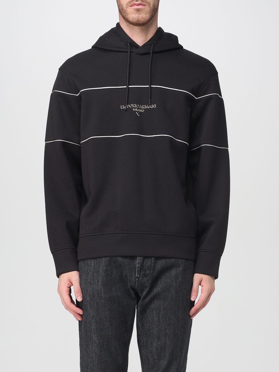 Sweatshirt Men color Black