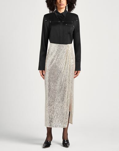 Woman Shirt Black Size 4 Acetate, Viscose, Elastane