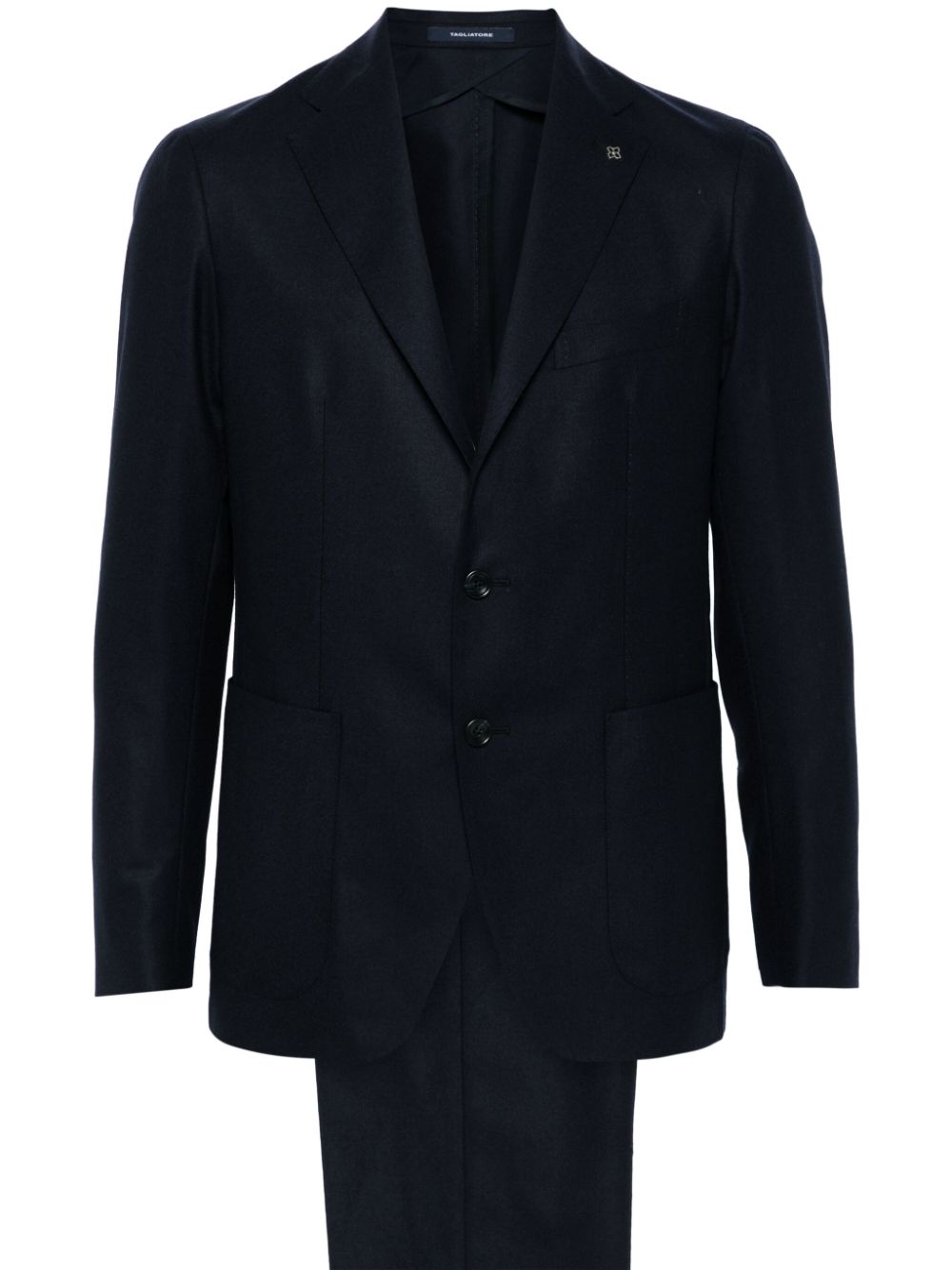 Logo-plaque suit - Blue