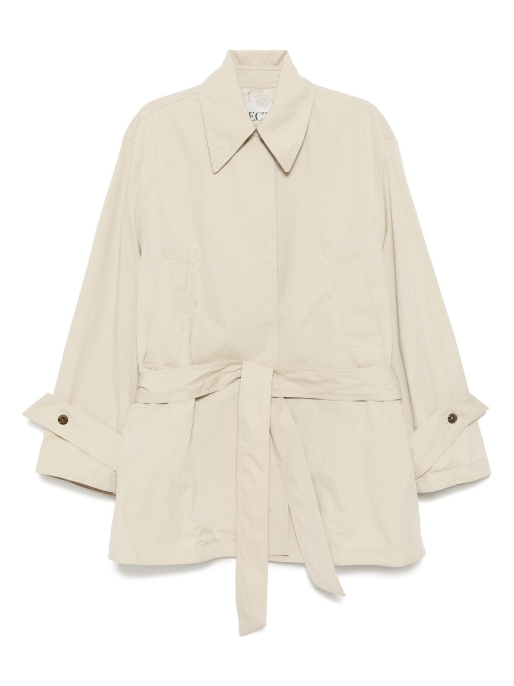 Recto short trench coat - Neutrals