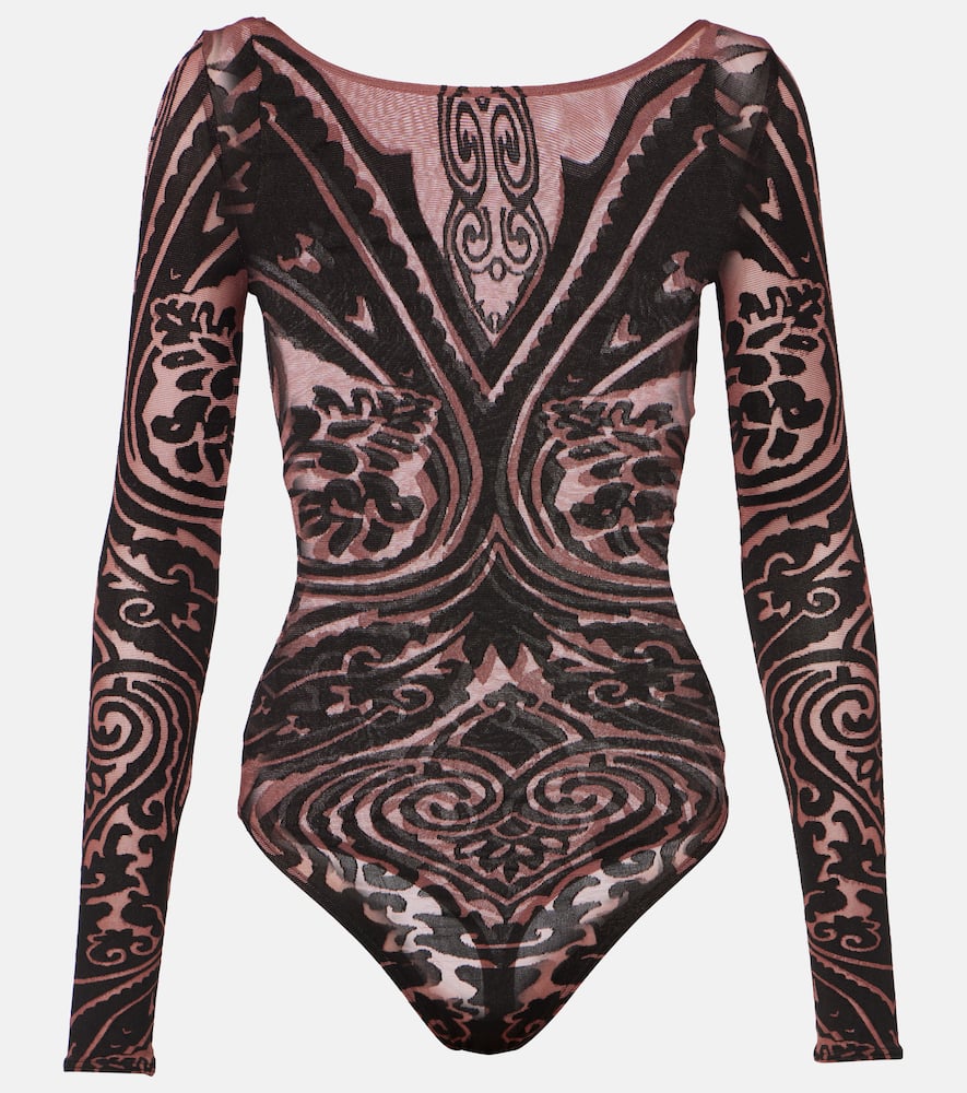 X Etro Tattoo paisley bodysuit