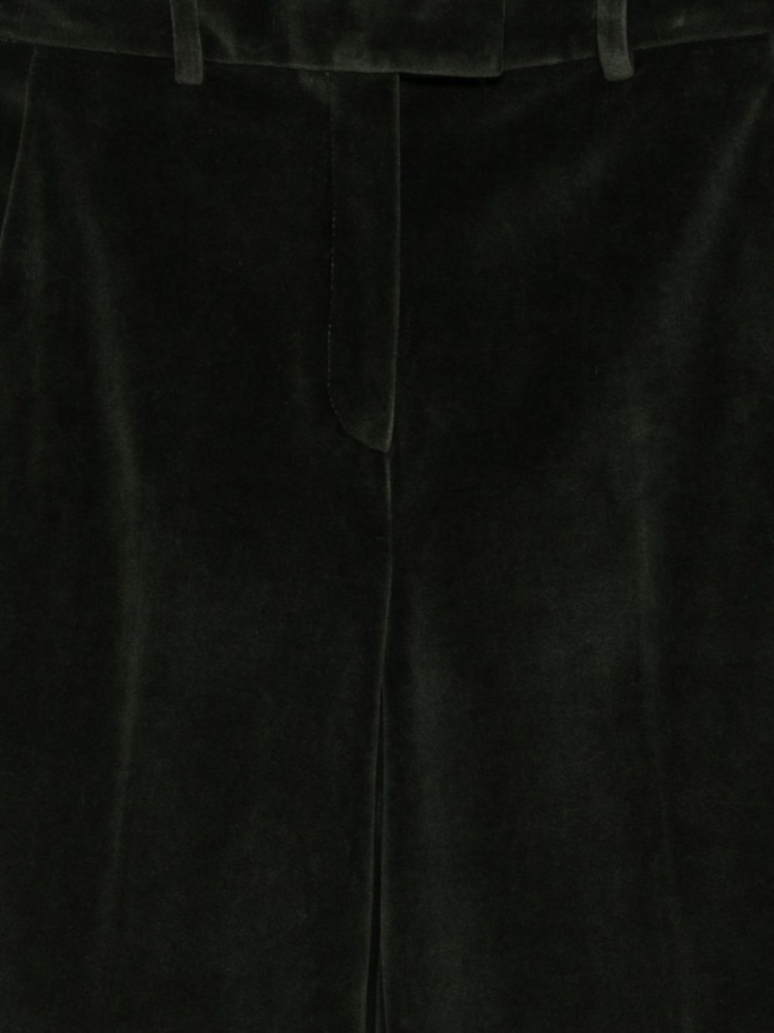 Cotton Wide-Leg Trousers