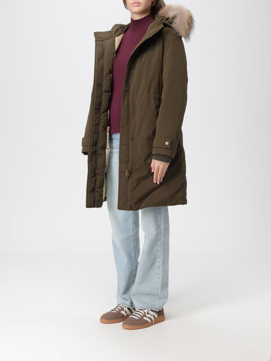 Jacket Woman color Green