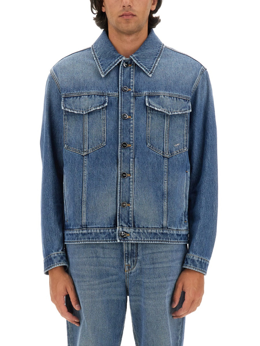 Collared Button-up Jacket