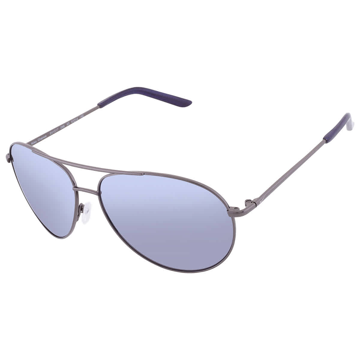Silver Flash Pilot Unisex Sunglasses CHANCE EV1217 056 61