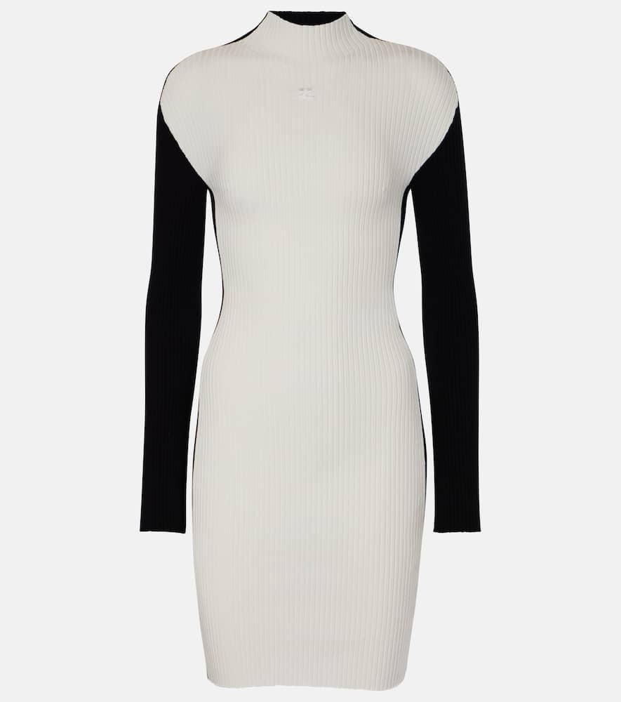Courrèges Colorblocked minidress