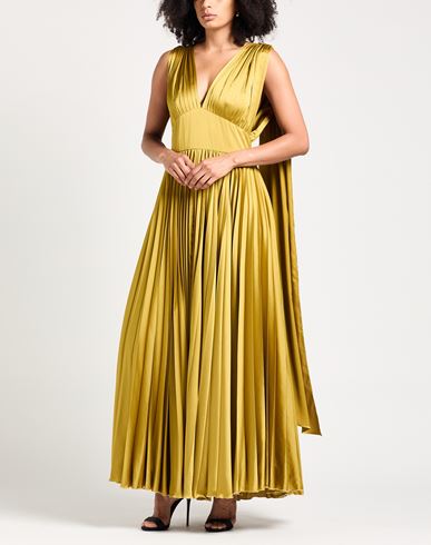 Woman Maxi dress Mustard Size 6 Polyester