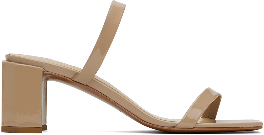 BY FAR Taupe Tanya Mule Sandals
