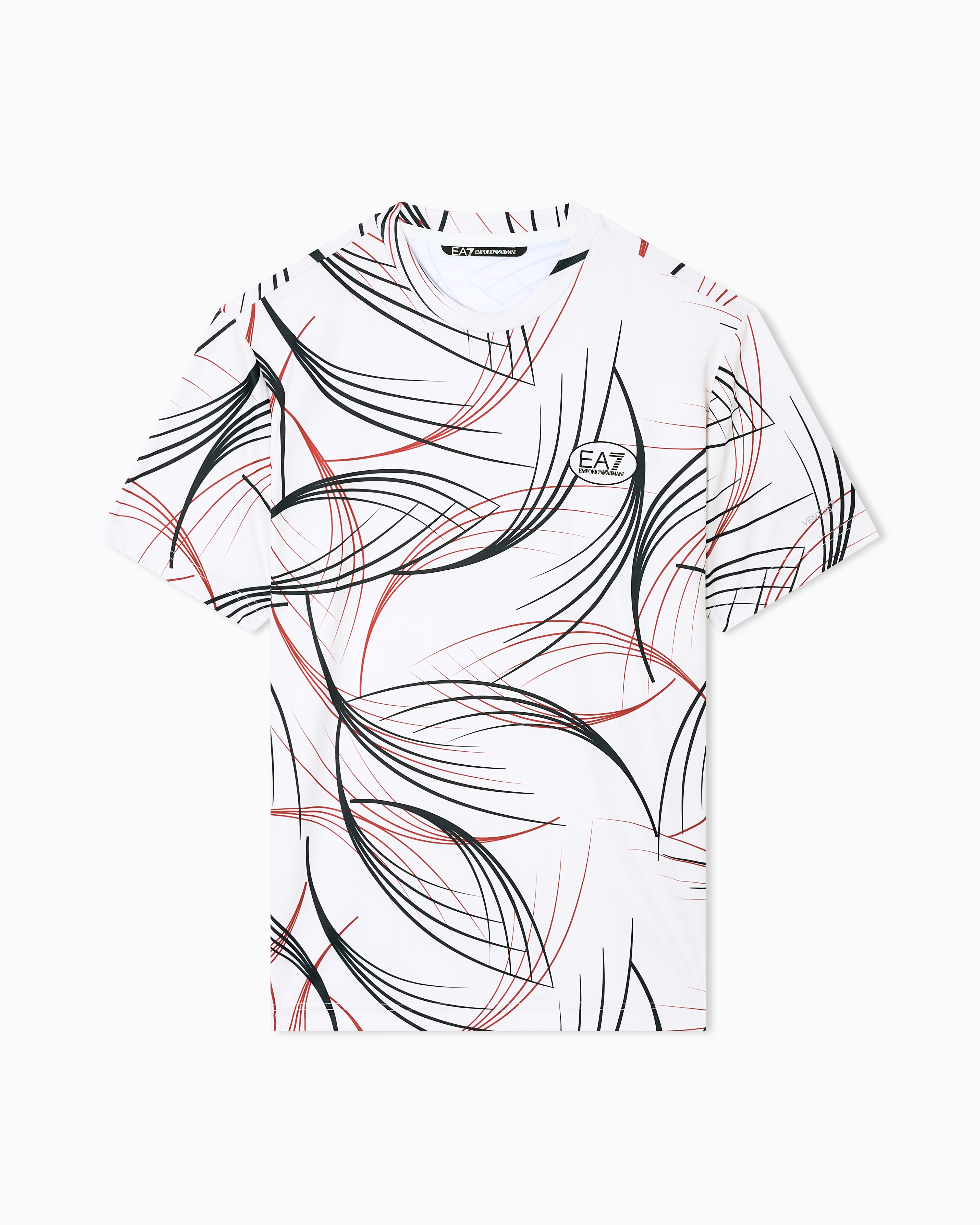 Tennis Pro print T-shirt in VENTUS7 technical fabric