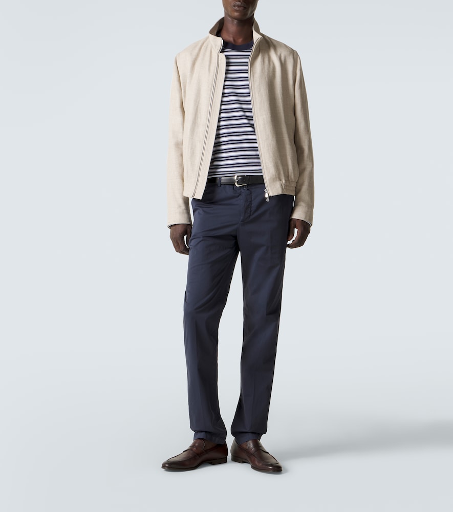 Cotton-blend chinos