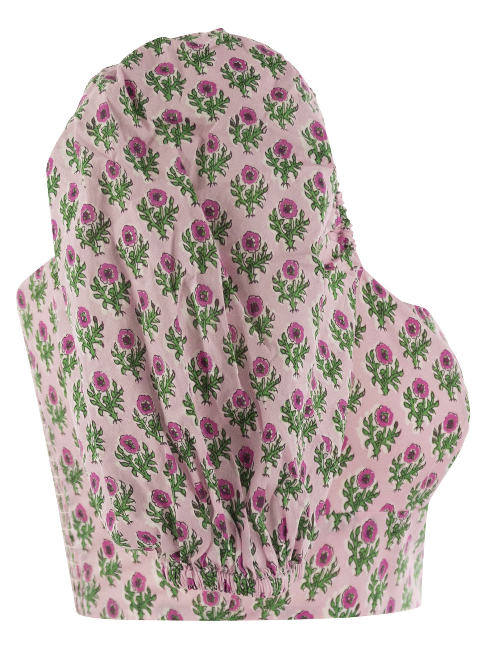 Crop Top With Floral Print