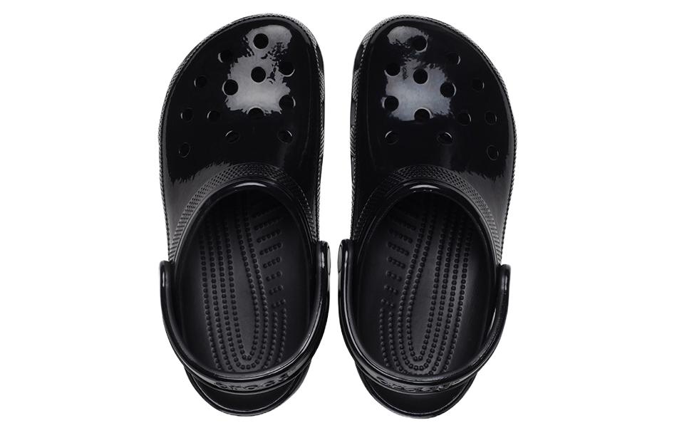 Classic High Shine Clog 'Black'