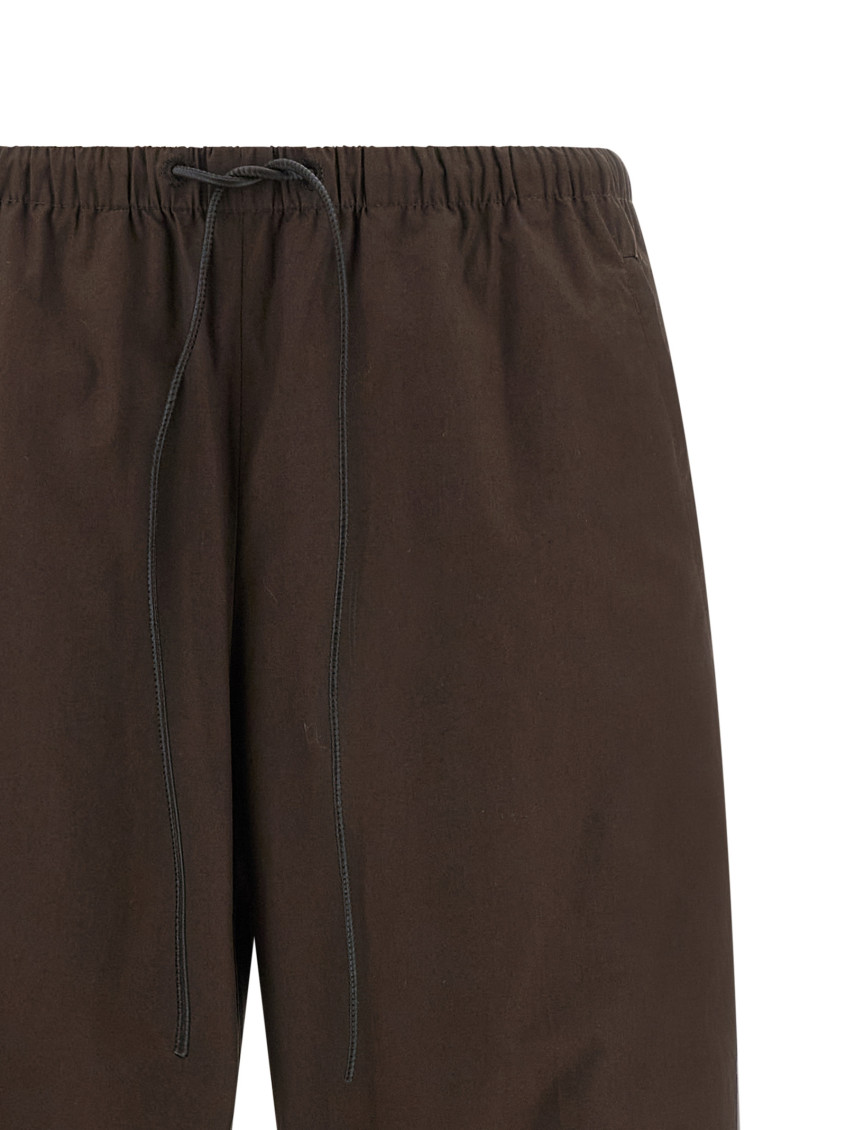 Leather Insert Pants