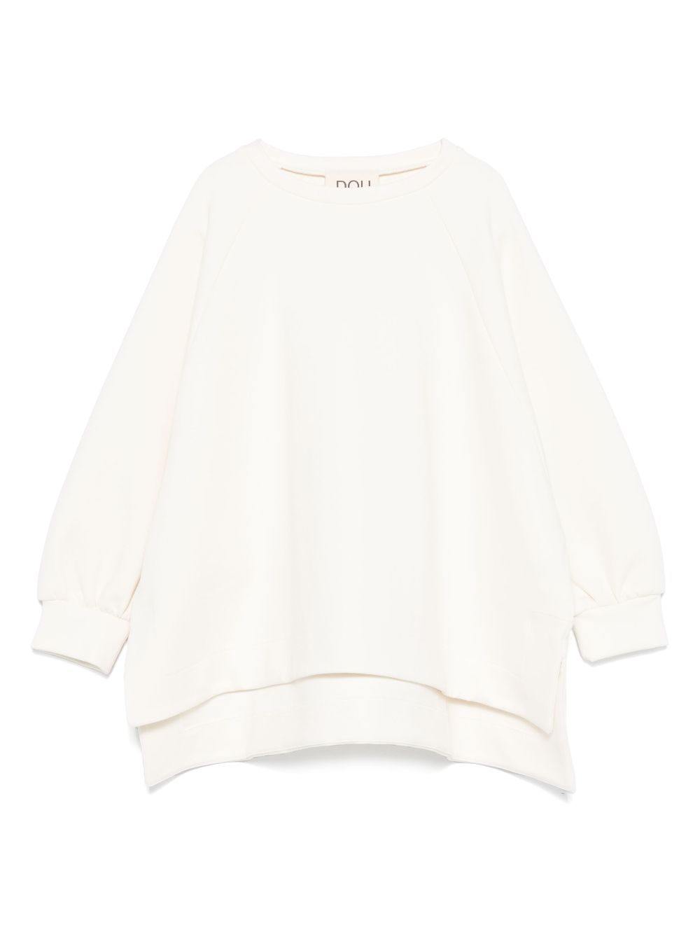 Logo-patch sweatshirt - White