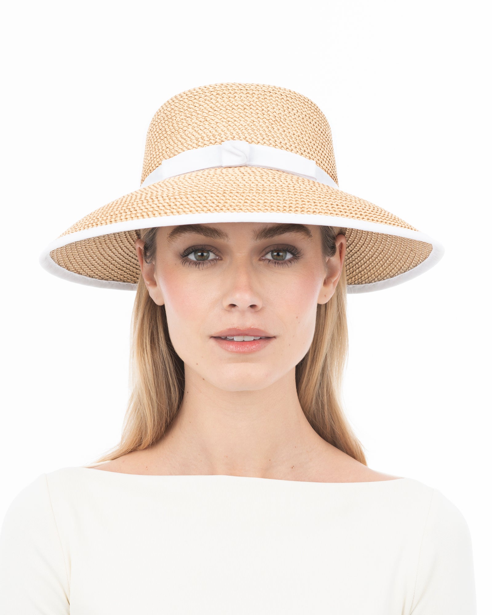 Squishee Cap for Women - Natural/Black