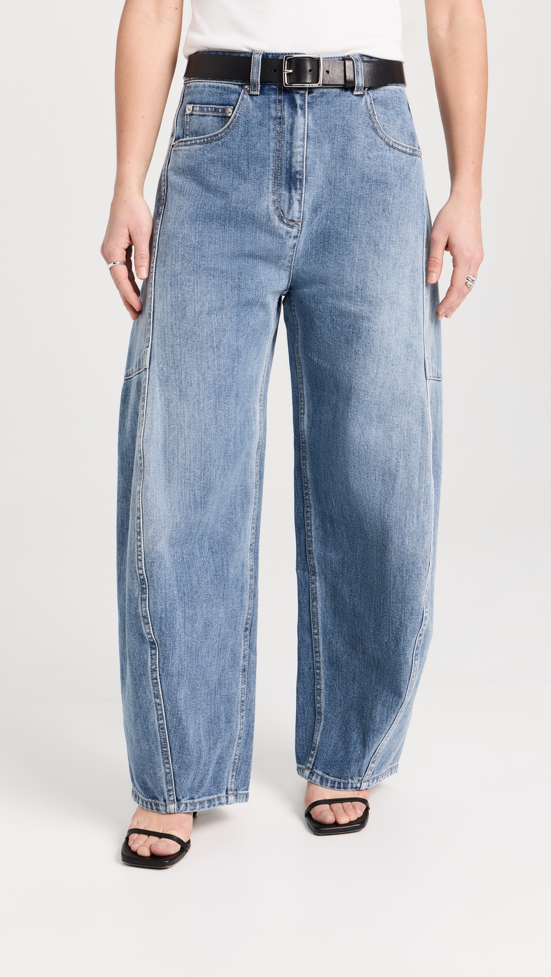 Petite Classic Wash Denim Sid Jeans Classic Blue