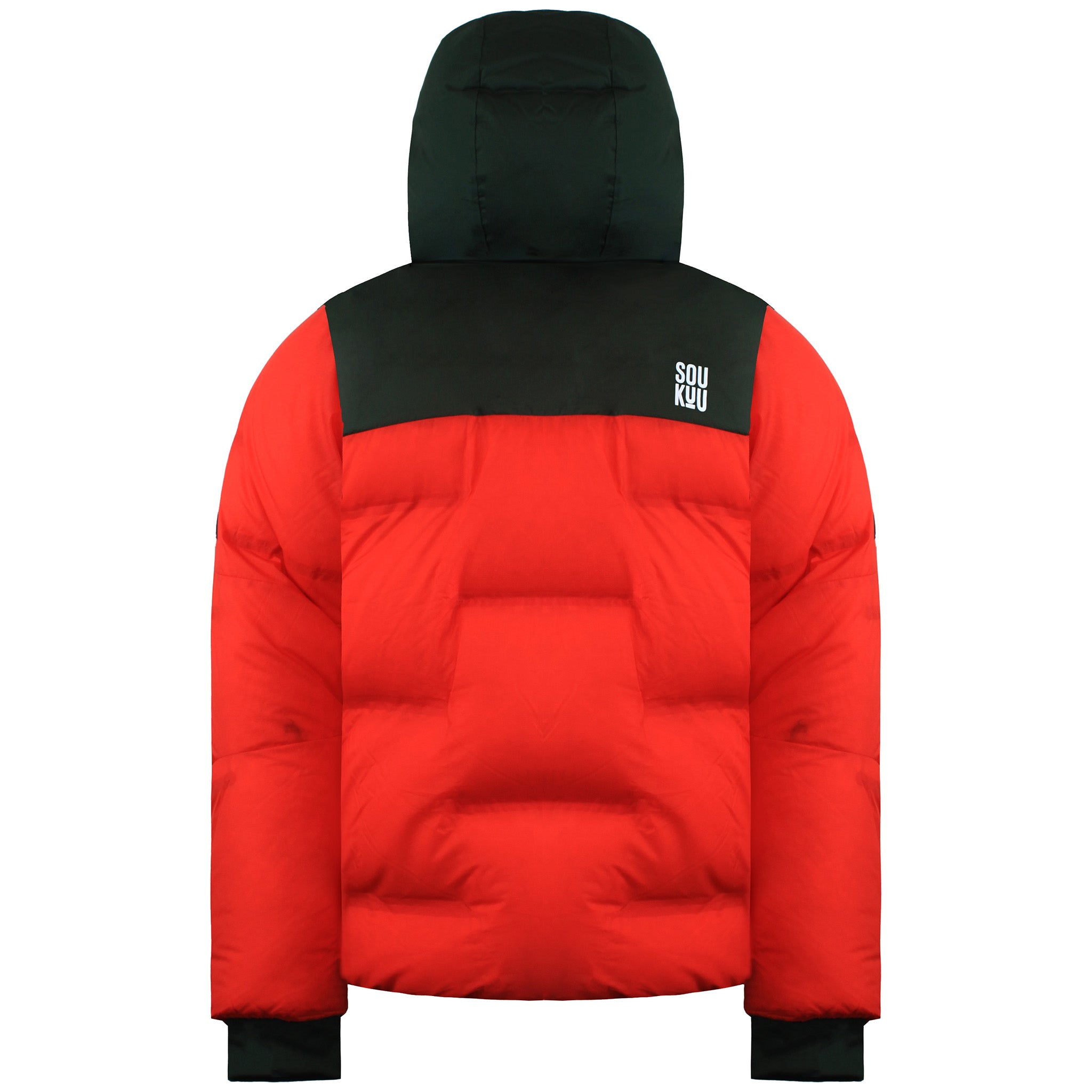 The North Face Soukuu Cloud Down Nupste Mens Red Jacket Nylon