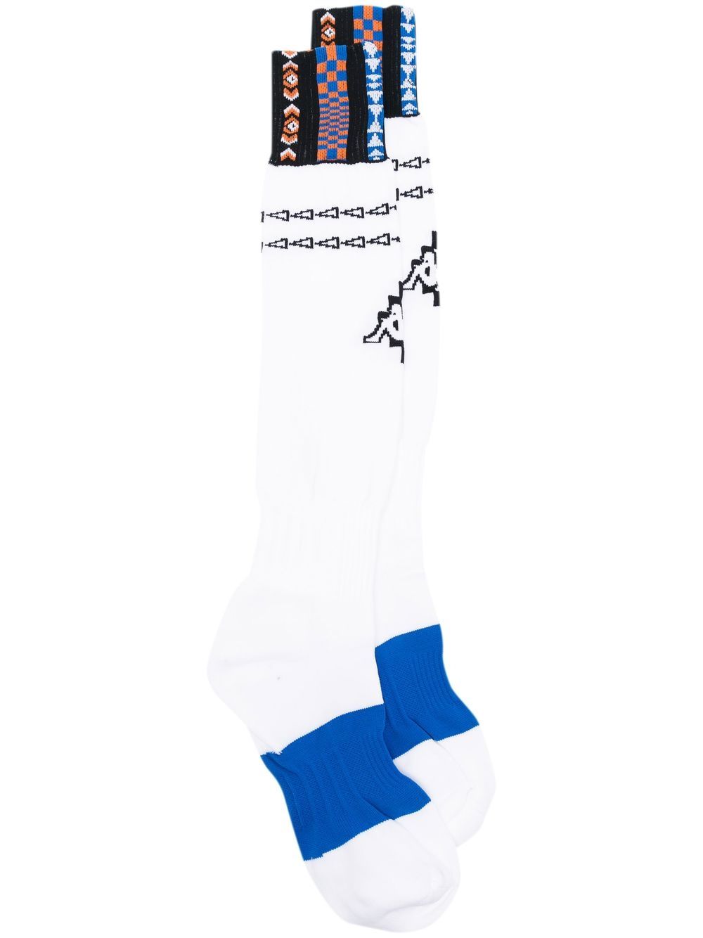Logo-intarsia ankle socks - White