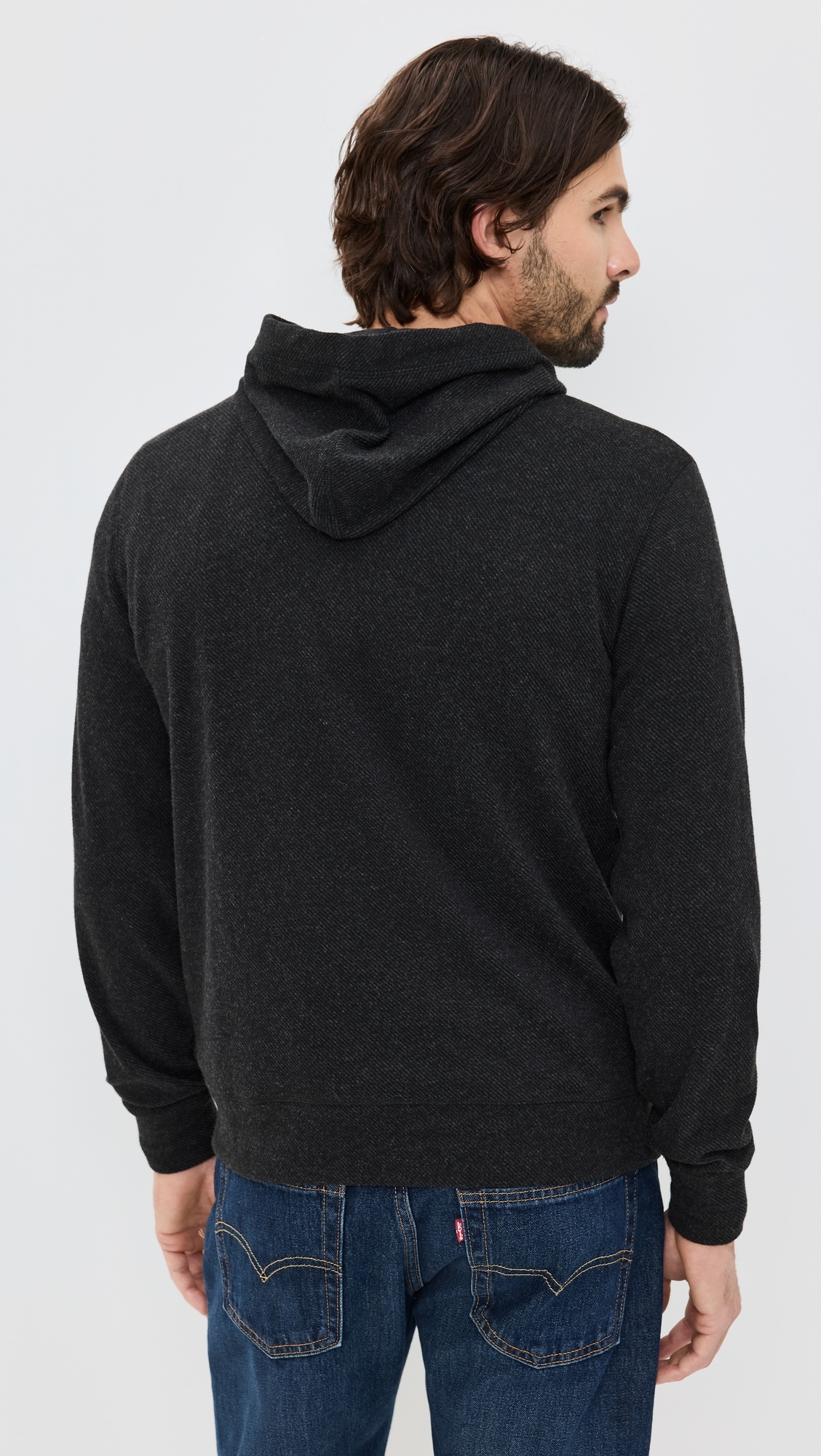 Legend Sweater Hoodie Heathered Black Twill 