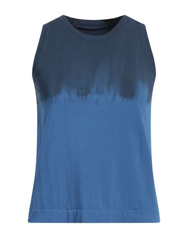 Archivio B Woman Tank top Slate blue Size M Viscose, Elastane