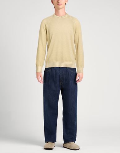 Man Sweater Sand Size 42 Cashmere