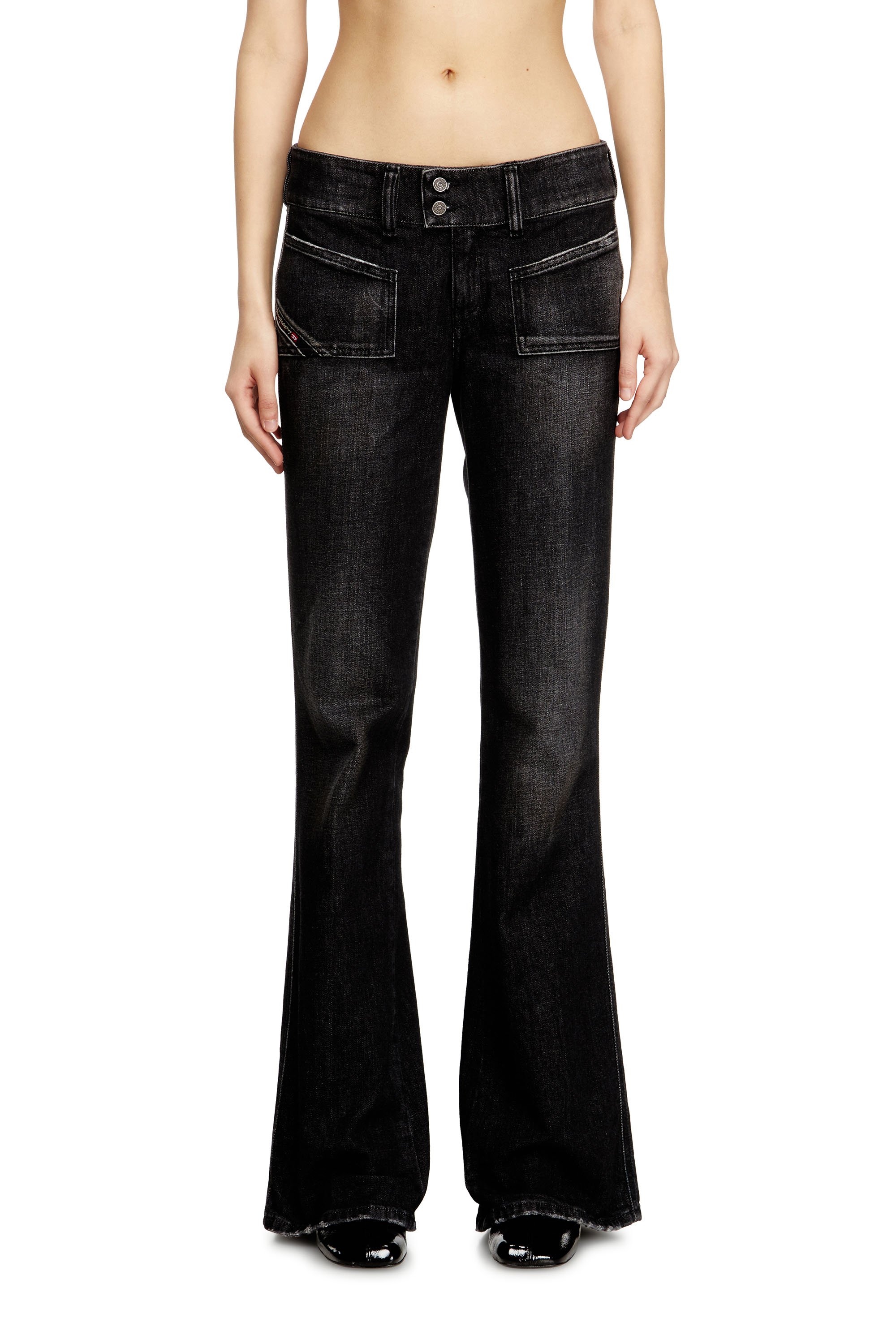 Bootcut Jeans - D-Hush - Jeans - Woman - Black