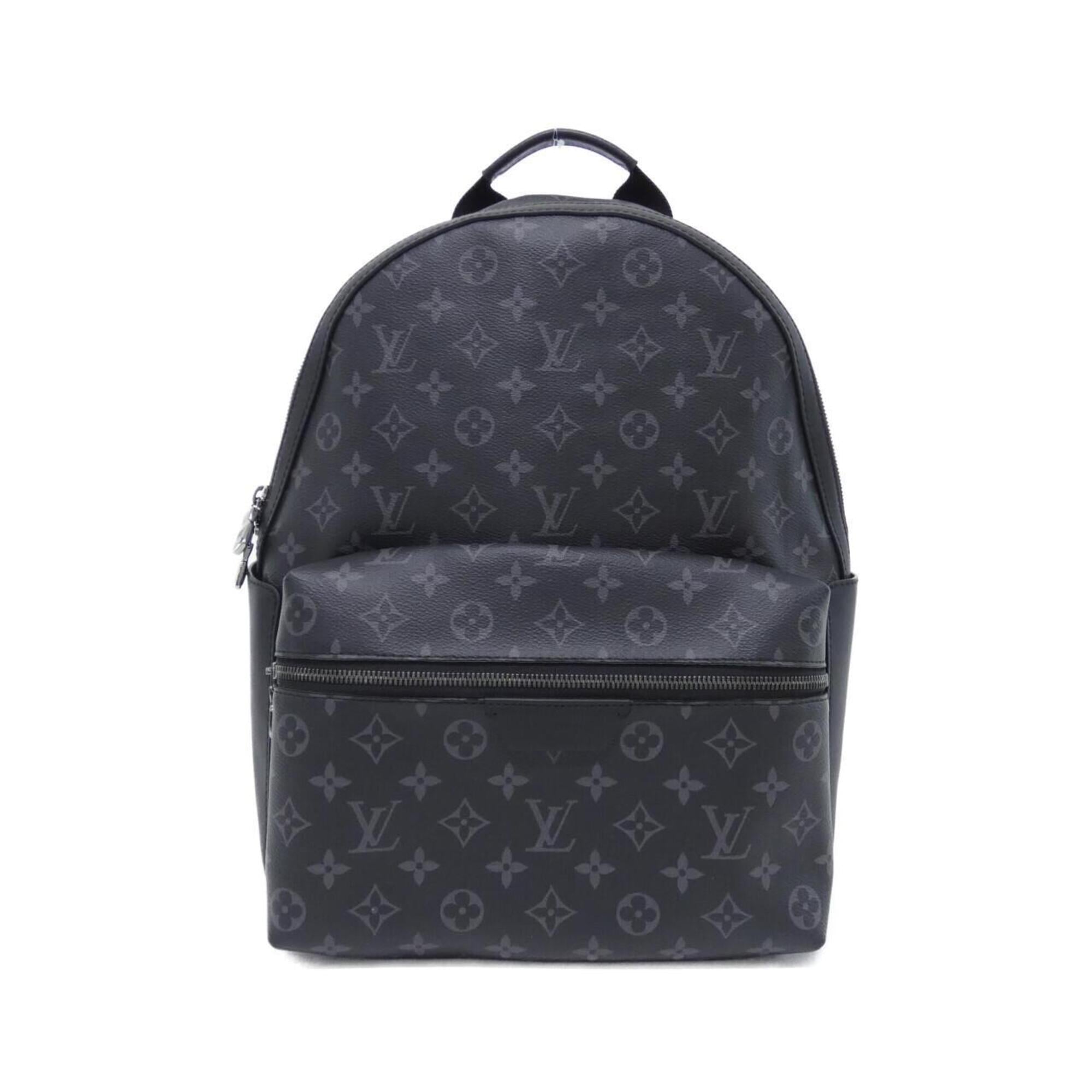 Louis Vuitton Black Coated Canvas Backpack Pre-Owned